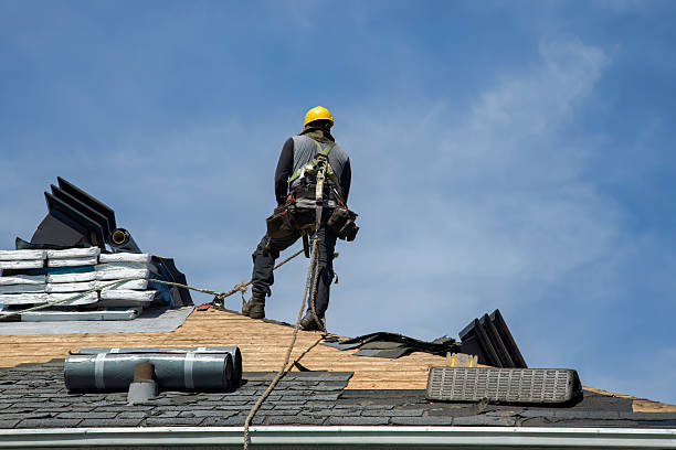 Professional Roofing technician working in Lansing, MN